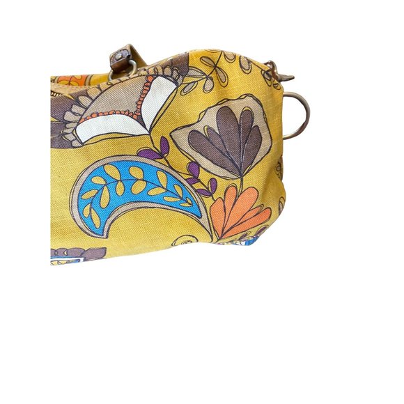 Fossil Long Live Vintage Boho Floral Canvas Weekend Duffel Bag - Picture 14 of 16